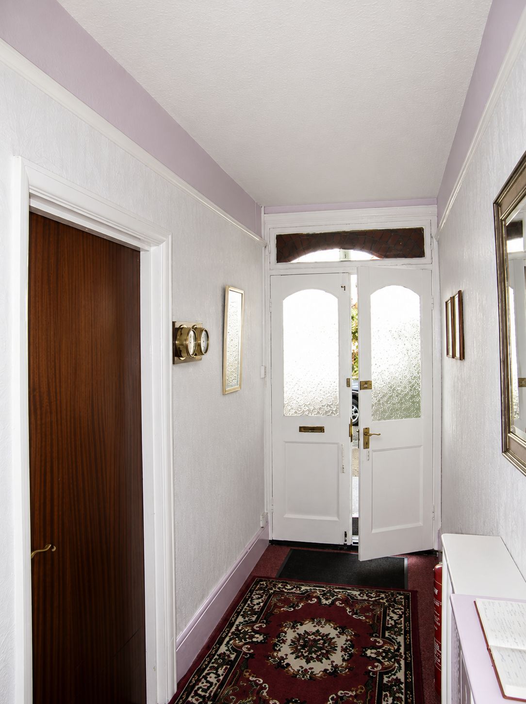 Entrance hallway inside the care home.